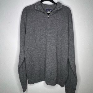 Patagonia 1/4 Zip Up Lambswool Pullover
